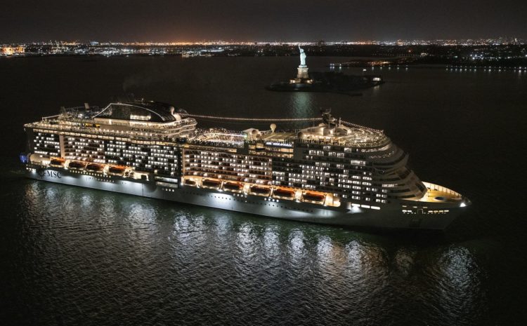  MSC Cruzeiros terá embarques em NY durante todo o ano pela primeira vez