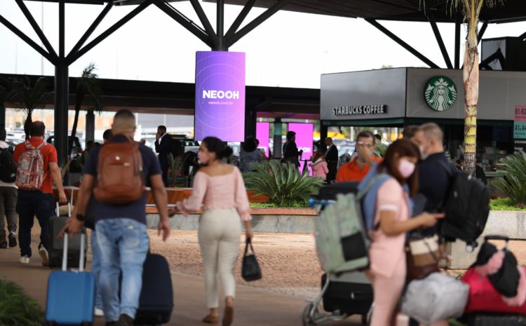  Aeroporto de Brasília ganha novo projeto de mídia e propaganda digital