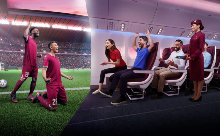  Qatar Airways promove em SP ação interativa e temática sobre a Copa do Mundo