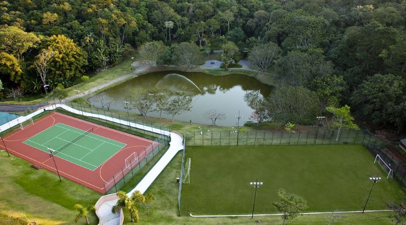 Campo e quadra de tênis
